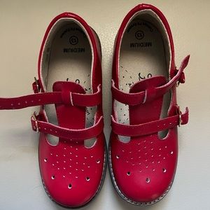 Little Kids Size 13 Red Footmates Shoes